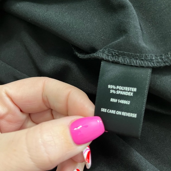 Torrid Black Faux Leather Peplum Top - Picture 8 of 9